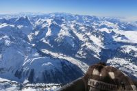 Ballonfahrt über die Alpen mit dem Heissluftballon