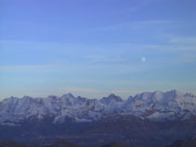 Ballonfahrt über die Alpen mit dem Heissluftballon