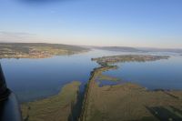 Konstanz und der Bodensee aus dem Heissluftballon