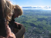 Konstanz und der Bodensee aus dem Heissluftballon