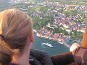 Konstanz und der Bodensee aus dem Heissluftballon