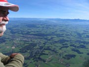 Konstanz und der Bodensee aus dem Heissluftballon